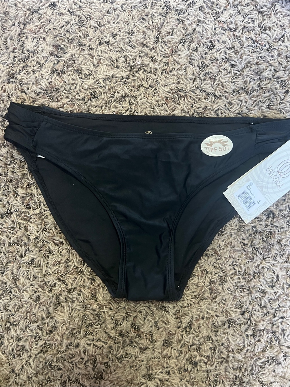 Balance Collection: SPF 50 Black Bikini Bottom. NWT